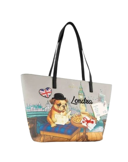 BRACCIALINI TUA Borsa   A Spalla B1964 Cartoline Londra