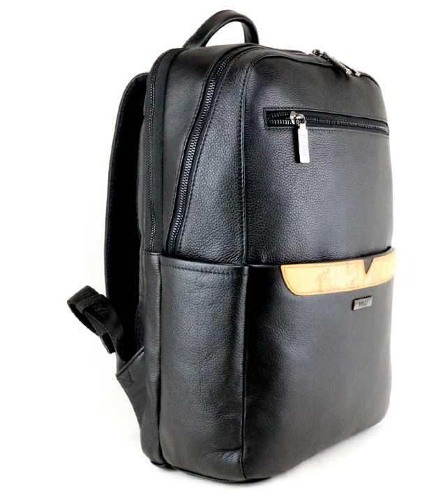 Alviero Martini 1A Classe Zaino Beta In Pelle L LA87 8162 Col 0001 Nero