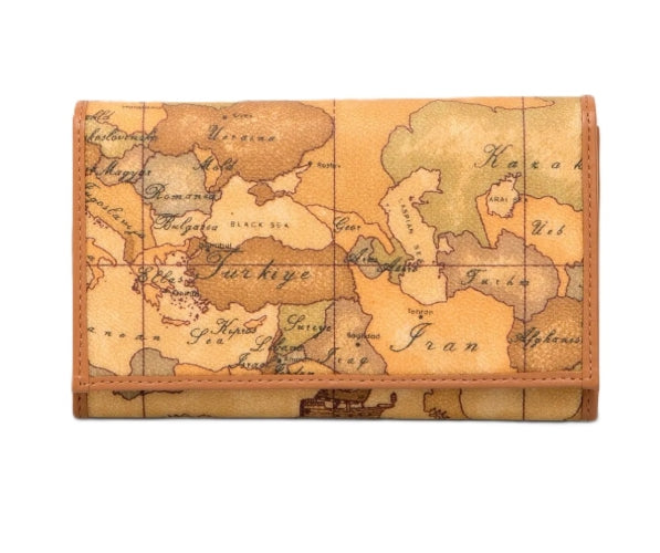 Alviero Martini 1A Classe Portafoglio Con Portamonete Geo Classic  CW021 6000 Natural