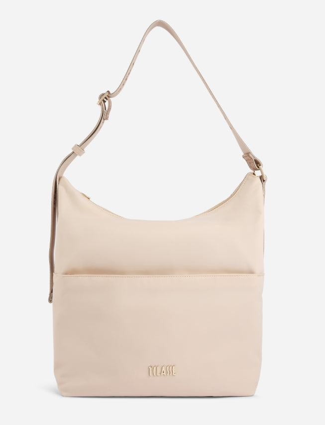 Alviero Martini Sottospalla Breeze Nylon Hobo L LE46 9762 Col.0928 Champagne