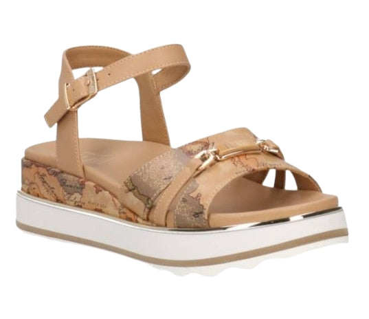 Alviero Martini 1A Classe Sandali  N2466 0371 Col. B156 Beige GeoCamel