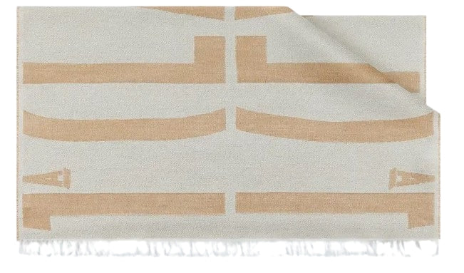 Alviero Martini 1a Classe Stola Logo  Specchio Lurex  80x180  KS 582 1770  Col. 0934  Pastel bel
