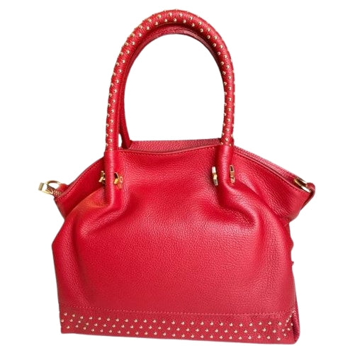 M BRC Borsa  a mano  In Pelle Linea Chiodo  T165 Rosso