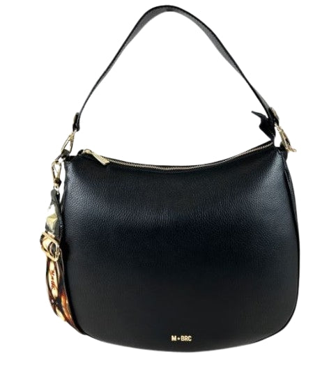 M BRC Borsa A Tracolla in Pelle Linea  Obona T080 Colore Nero