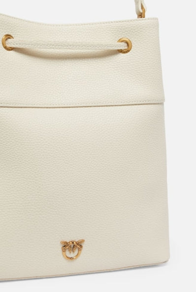 Pinko Borsa Secchiello Classic 104305 Vera Pelle Colore White