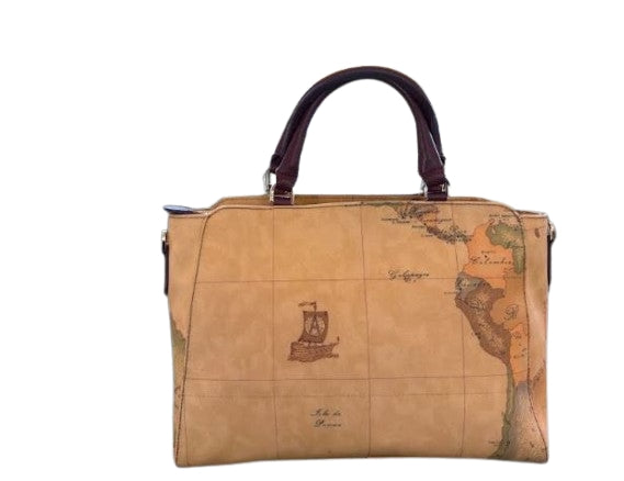 Alviero Martini 1A Classe Borsa A Mano C/Tracolla staccabile  L LG08 G654 Col. 0304 Burgundy
