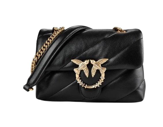 Pinko Borsa Puff New Mini Buckle Nappa PLTT 107058 Black