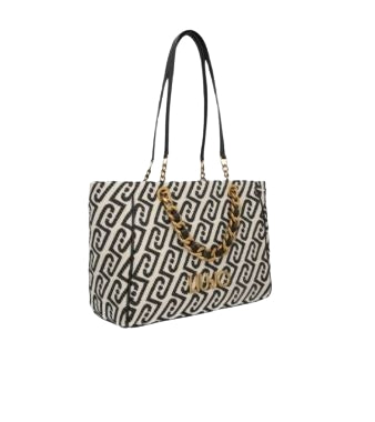 Borsa Liu Jo  SHAULA Ecs  M Satchel AA6117 T380A Col.Y9775Black& White