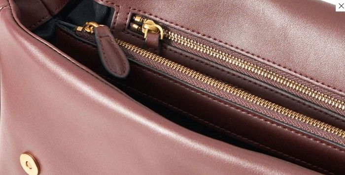Pinko  Borsa  Click Soft Baguette Burgundy