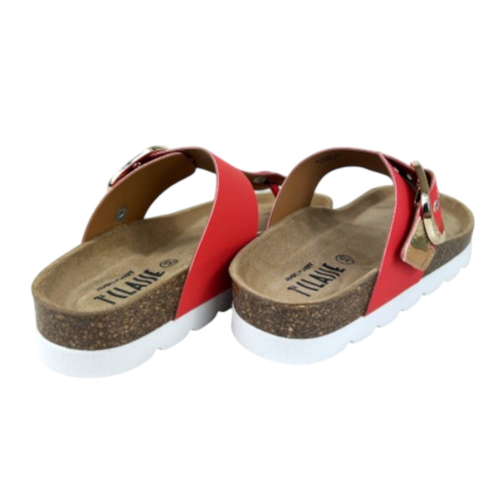 Alviero Martini 1A Classe Infradito Infradito con Fibbia LM 1201 9636 rosse