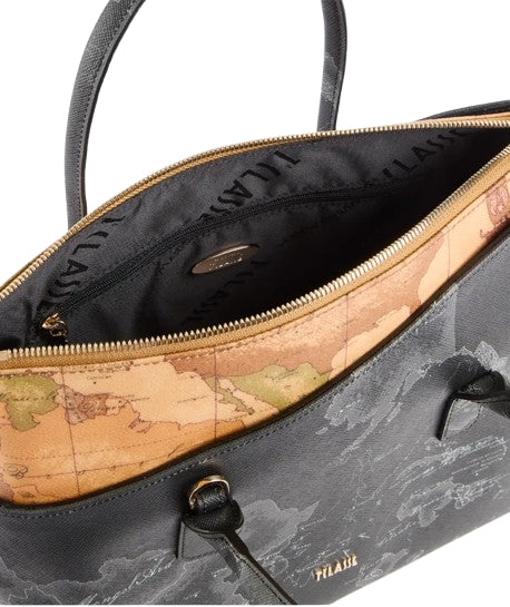 Alviero Martini 1A Classe Borsa Illusion Geo borsa a mano Geo Mix LM LG80 MIXG Col 0001 Black