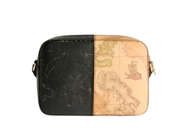 Alviero Martini 1A Classe  Tracollina Reporter LM LE25 MIXG  Col. S698  Black/Natu