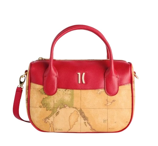 Alviero Martini 1A Classe Heritage Geo Bauletto C/Tracolla Staccabile LC16 G616 Hibiscus