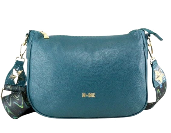 M BRC Borsa A Spalla  In Pelle Linea Obona  T103 Ottanio