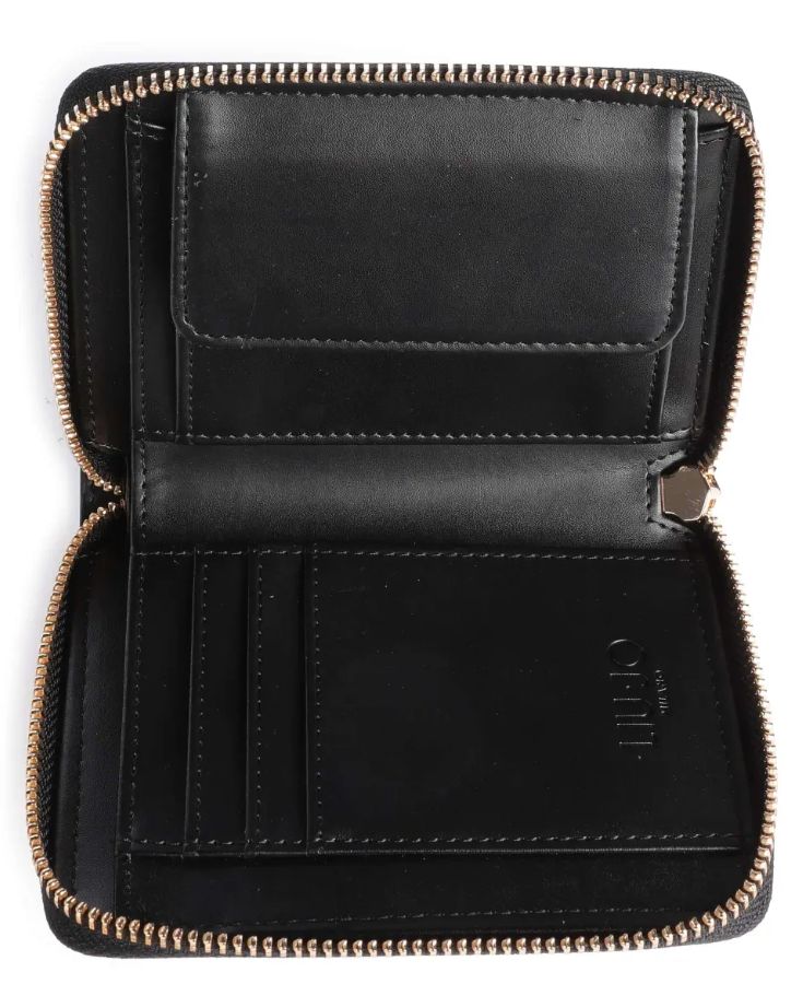Liu Jo Portafoglio JORAH ECS M Zip Around  AA4259 E0426 Nero
