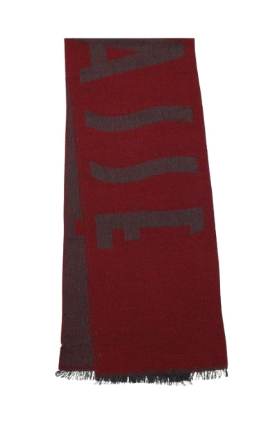 Alviero Martini 1A Classe Sciarpa Logo Grande 30x180 KS565 1749 Col. 0313  Maple Red/Rosso Acero