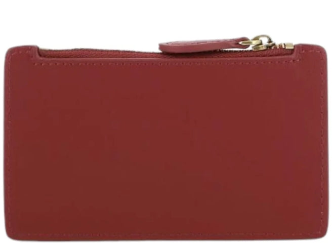 Pinko Porta carte Airone con zip  Cuoio