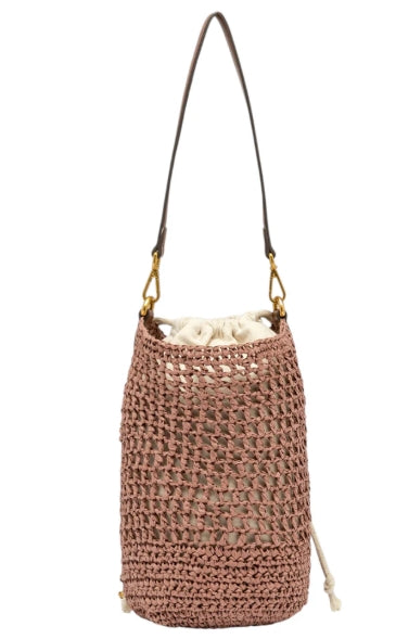 Gianni Chiarini  Borsa    SECCHIELLO IN PAGLIA NEFELI  BS11951/COMM BLUSH