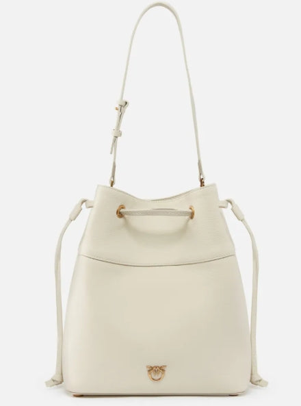 Pinko Borsa Secchiello Classic 104305 Vera Pelle Colore White