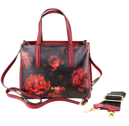 M BRC Borsa  a Tracolla  In Pelle Linea Palmellato T176 Colore Rosso