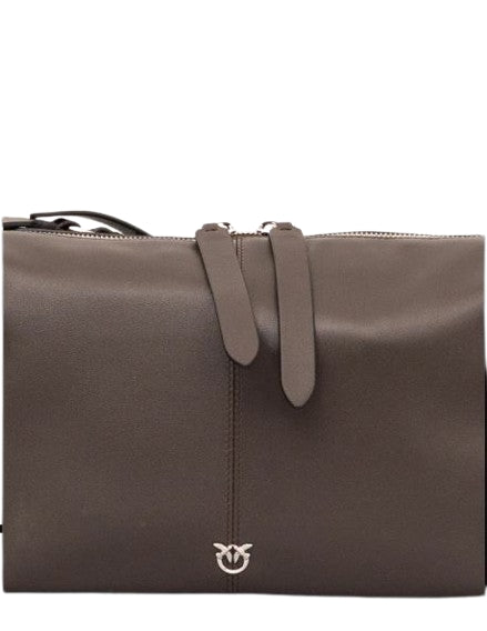 Pinko  Bauletto trittico grande 106676   pelle marrone