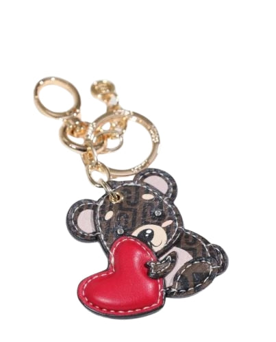 Portachiavi LIU JO  Bear   key ring AA6125 E1118 Col. 08447 Testa di moro