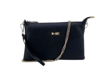 M BRC Borsa A Tracolla in Pelle Linea Jolly T602 Nero