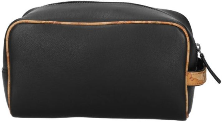 Alviero Martini 1A Classe Beauty Uomo In Pelle BV W367 5610 Col Nero
