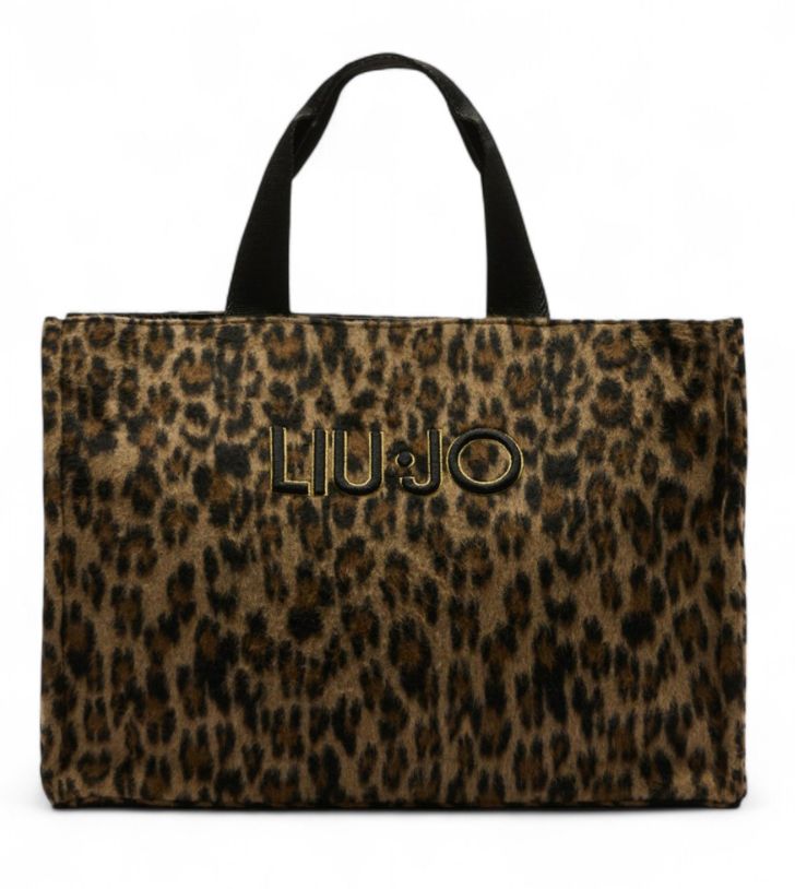 Borsa a mano Liu Jo L Tote 2F5027 T6089 Col 09B62 Brown Animalier