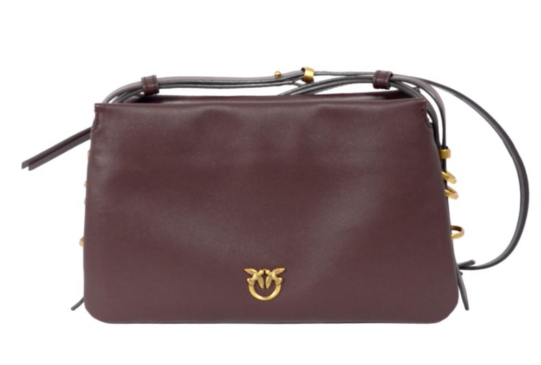 Pinko  Borsa a tracolla Triplet Mini Rosso Mogano
