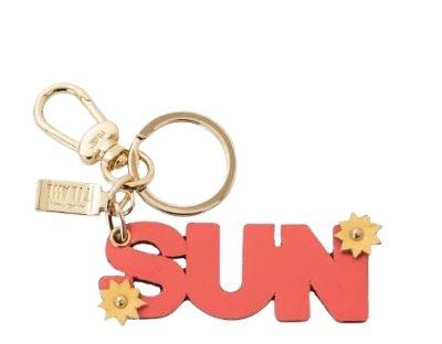 Alviero Martini 1a Classe  Portachiavi Sun In Pelle Corallo LM PO80 8620