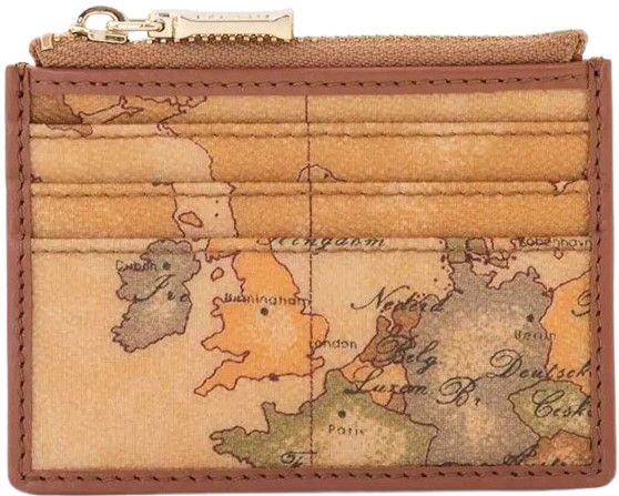 Alviero Martini Porta Carte/monete con zip  Geo Classic CW373 6000 Col. 0010 Natural