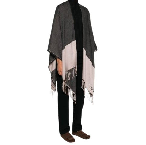 Liu Jo Poncho  Oval  Monogram  2F5031 T0300 Col.22222 Nero