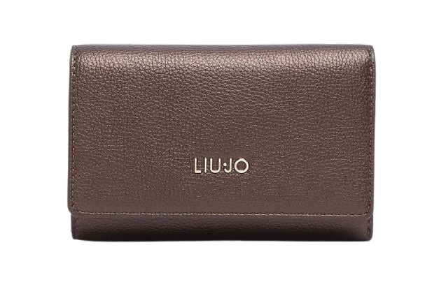 Liu Jo   Portafoglio  ECS M  TRIFOLD  CALIWEN  AF6172  E1019  Col.XO782 T.moro met.