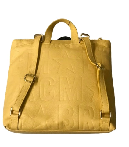 M BRC Massimo Braccialini Borsa In Pelle Macro L253 Crema