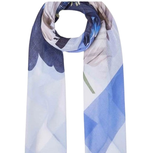 Liu Jo  ECS  Foulard  Maxi  Flower 2A6042 T2745 Col. 44115 Light blue