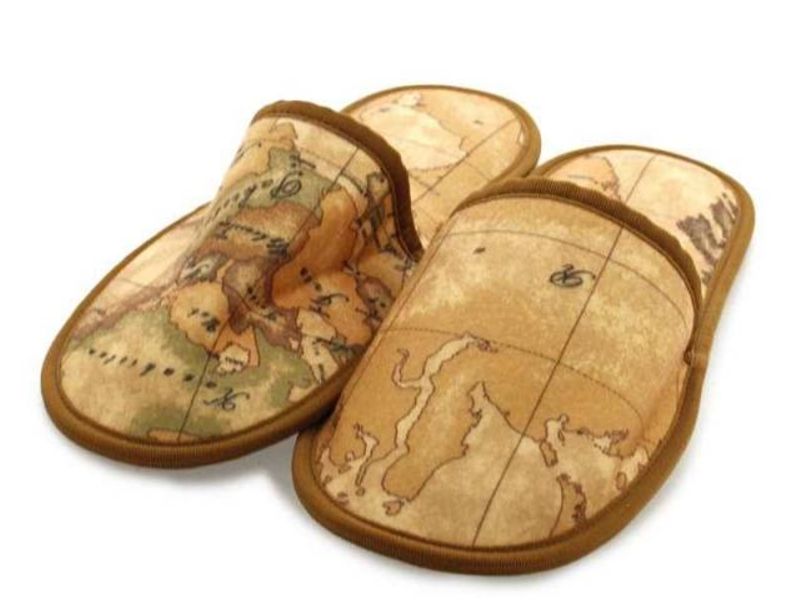 Alviero Martini 1a Classe Pantofole Uomo LM PL84 9787 Col. 0010 Natural TG. Unica