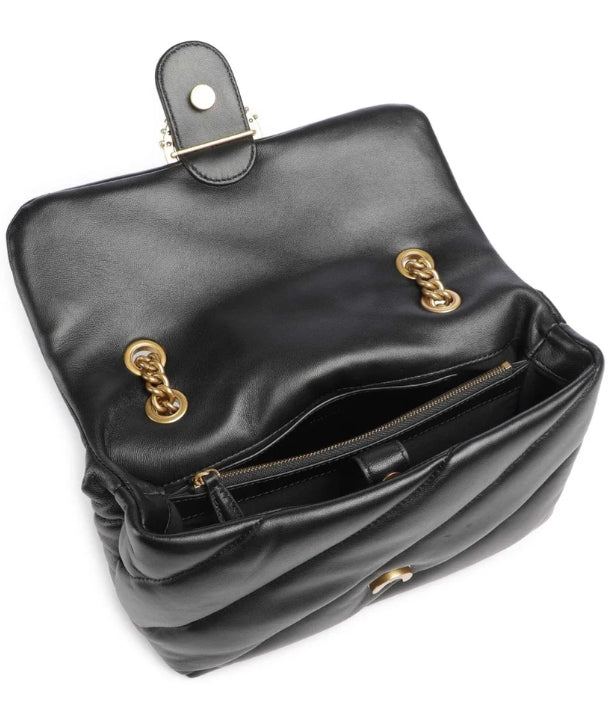 Pinko Borsa Puff  classic new buckle  PLTT 107057 Nero