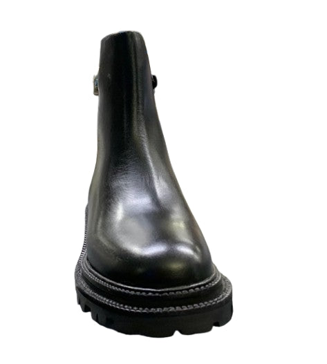 Alviero Martini Stivaletto In Pelle  Half Boot H50 Z 0929 578B Col 0001 Nero