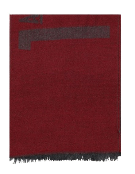 Alviero Martini 1A Classe Sciarpa Logo Grande 30x180 KS565 1749 Col. 0313  Maple Red/Rosso Acero