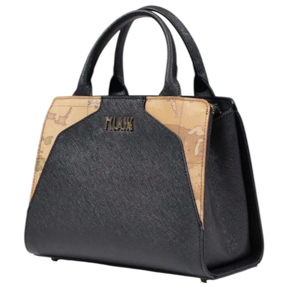 Alviero Martini 1A Classe Borsa A Mano Piccola 3 Scomparti Con Tracolla Staccabile L LB87 9407 Nero