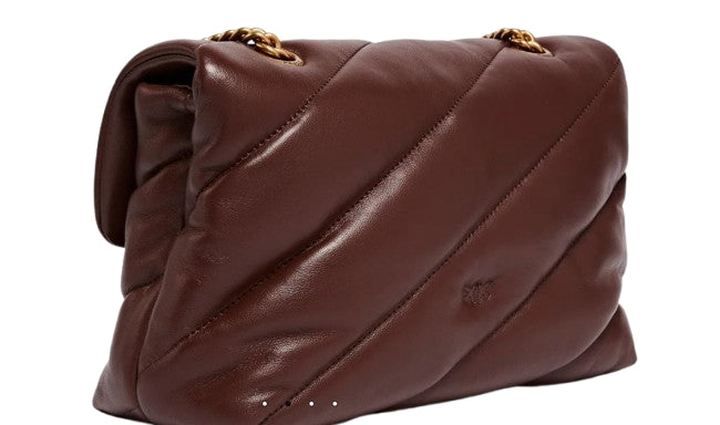 Pinko Borsa Love Puff  Classic  Pelle  Rosso Vino
