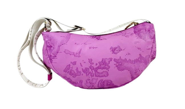 Alviero Martini 1A Classe Tracolla Mezzaluna Grande Geo Soft  LM LF54 9942 Col. 0285 Mauve