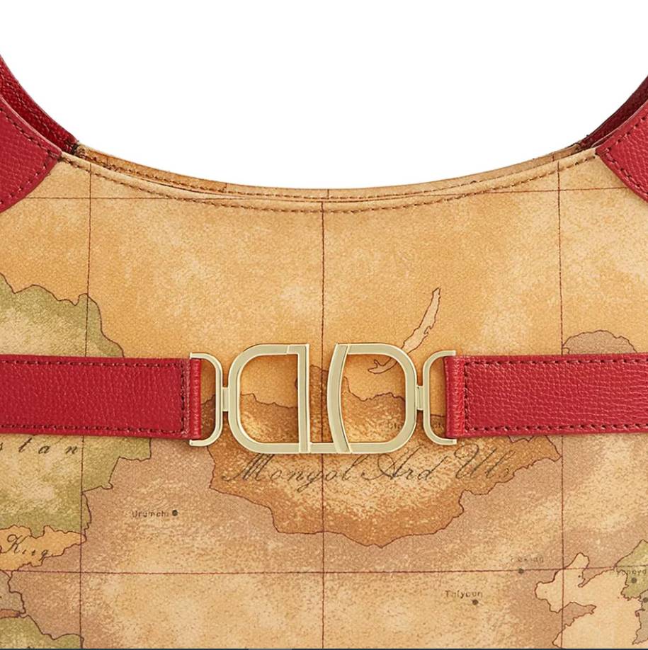 Alviero Martini 1A Classe Sottospalla Hobo Linea 3D LB04 G611 Col 0289 Rosso Lampone