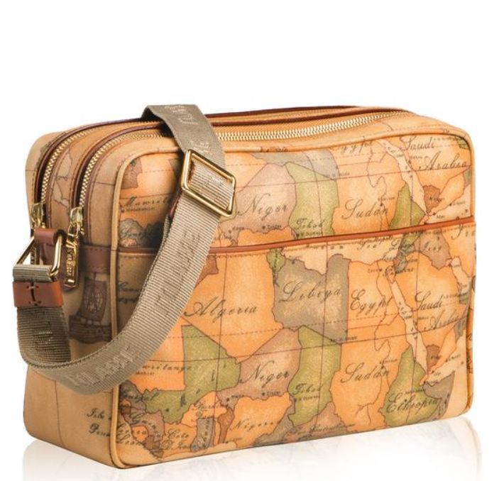 Borsa Messenger Geo Classic Media Con Zip Alviero Martini CD063 6000