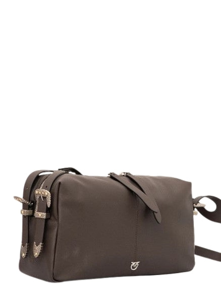 Pinko  Bauletto trittico grande 106676   pelle marrone
