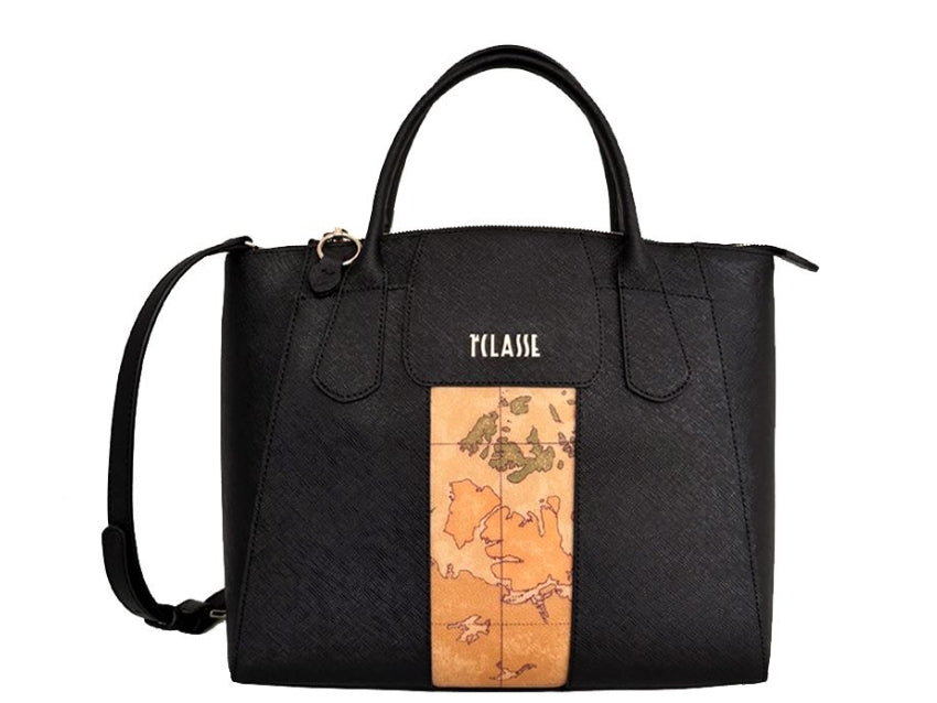 Alviero Martini 1A Classe Bloom City Borsa A Mano C/Tracolla L LD25 9407 Col 0001 Nero