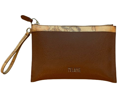 Alviero Martini 1A Classe Pochette Piatta C/ Polsiera PN07 9407 Col 0548 Chesnut