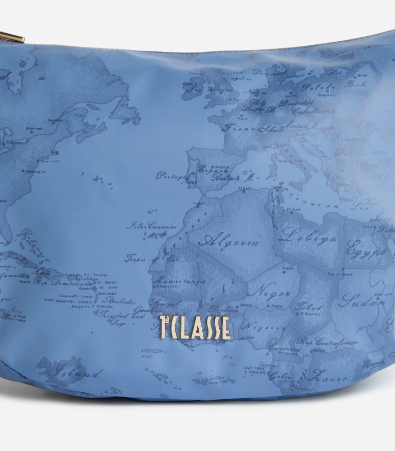 Alviero Martini 1A Classe Borsa Tracolla  Mezzaluna Piccola  LM LF53 9942 Col. 0154 Blue Jeans