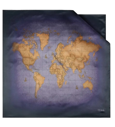 Alviero Martini 1A Classe Foulard Geo Sfumato 90x90 KF108 1758 Col.0167 Cobalt Blue/Blue Cobalto